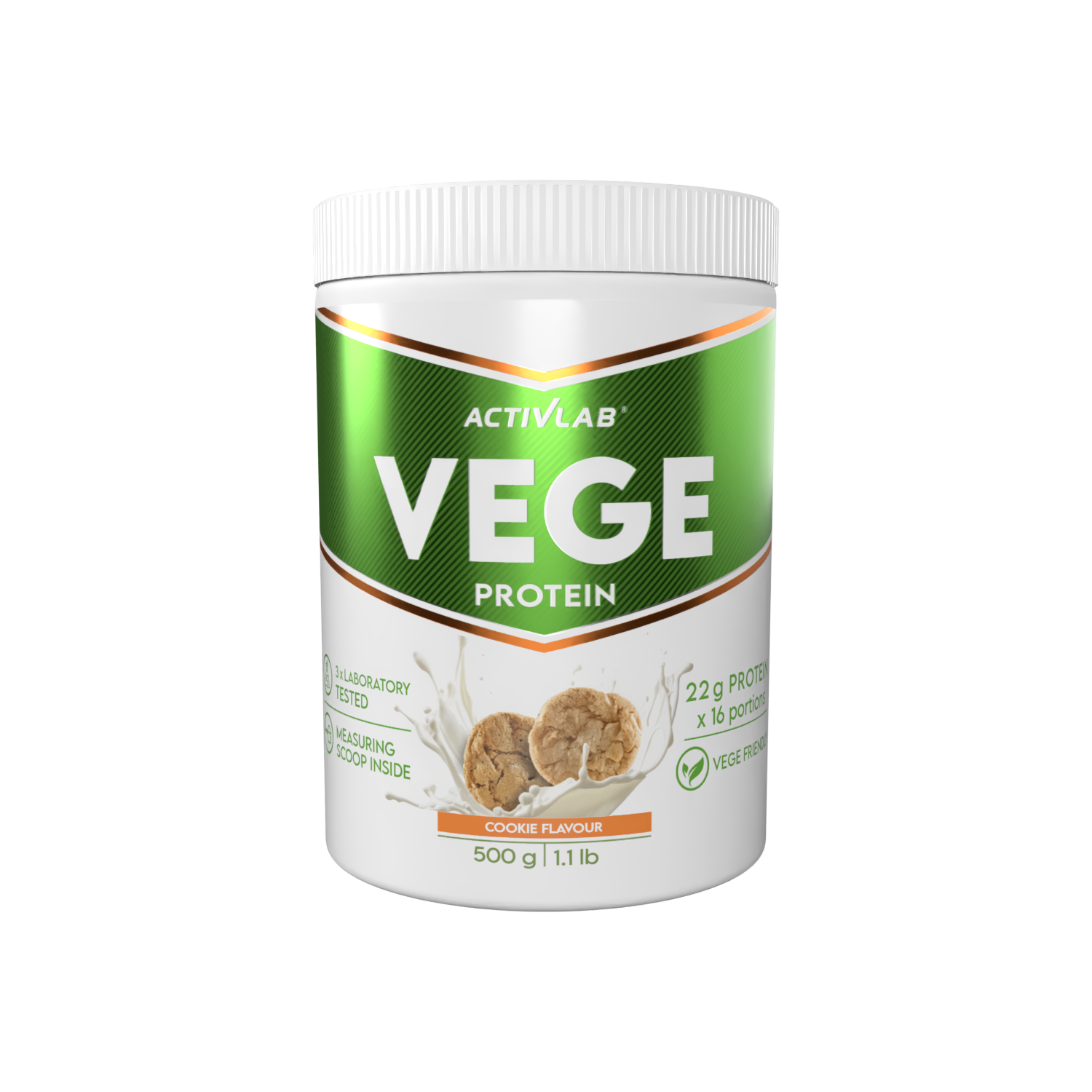 Wegańska odżywka białkowa VEGE PROTEIN o sm. ciasteczkowym