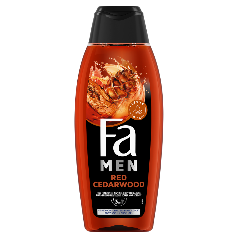 Żel pod prysznic 2w1 o zapachu nut drzewnych czerwonego cedru
