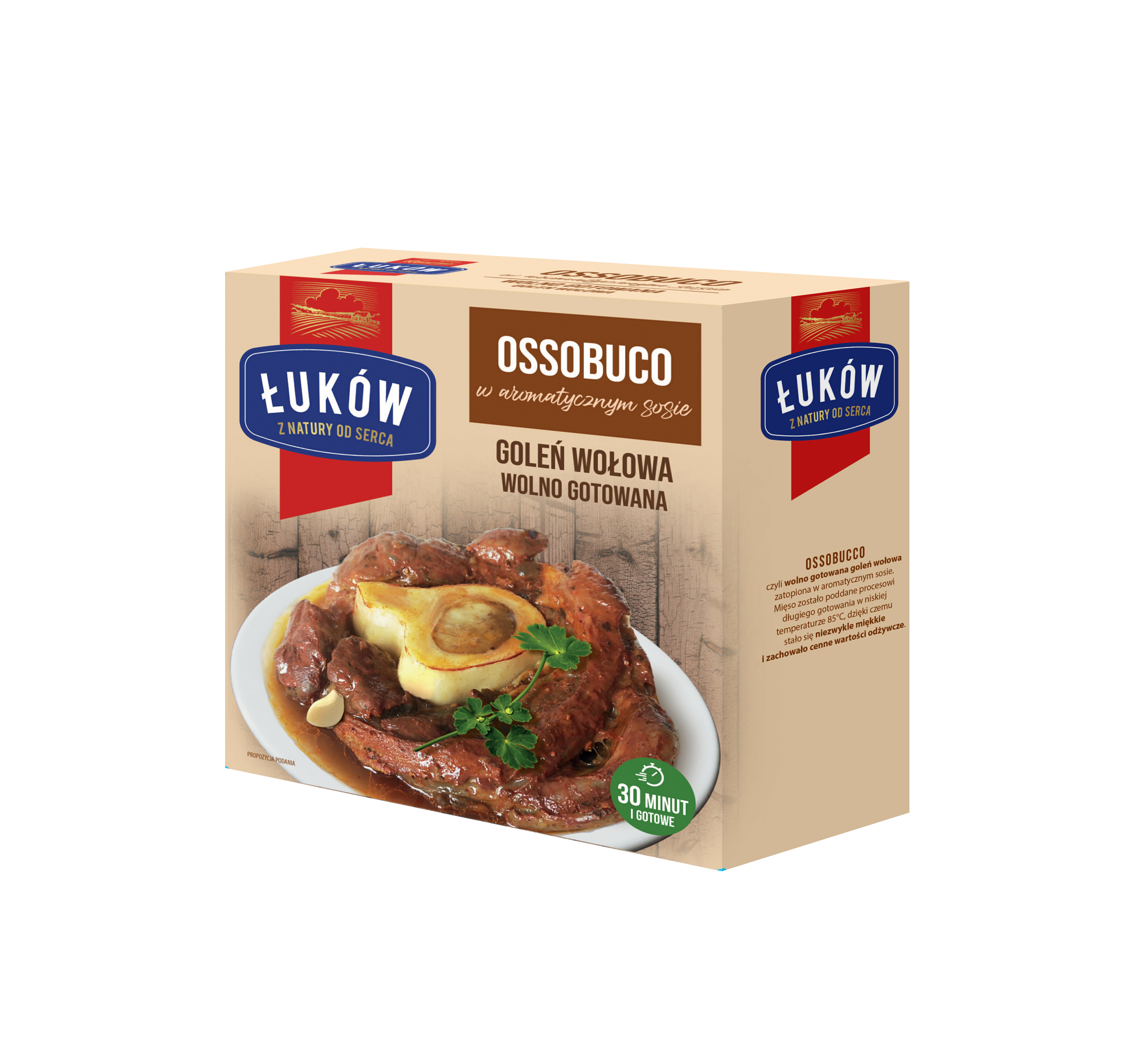 Ossobuco goleń woł. wolnogotowana (610g-1010g)