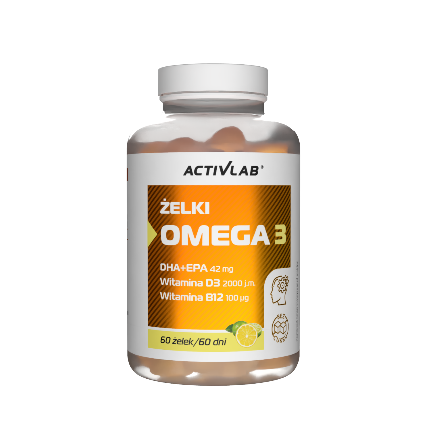 Żelki Omega-3 z witaminam D3 i B12 - suplement diety
