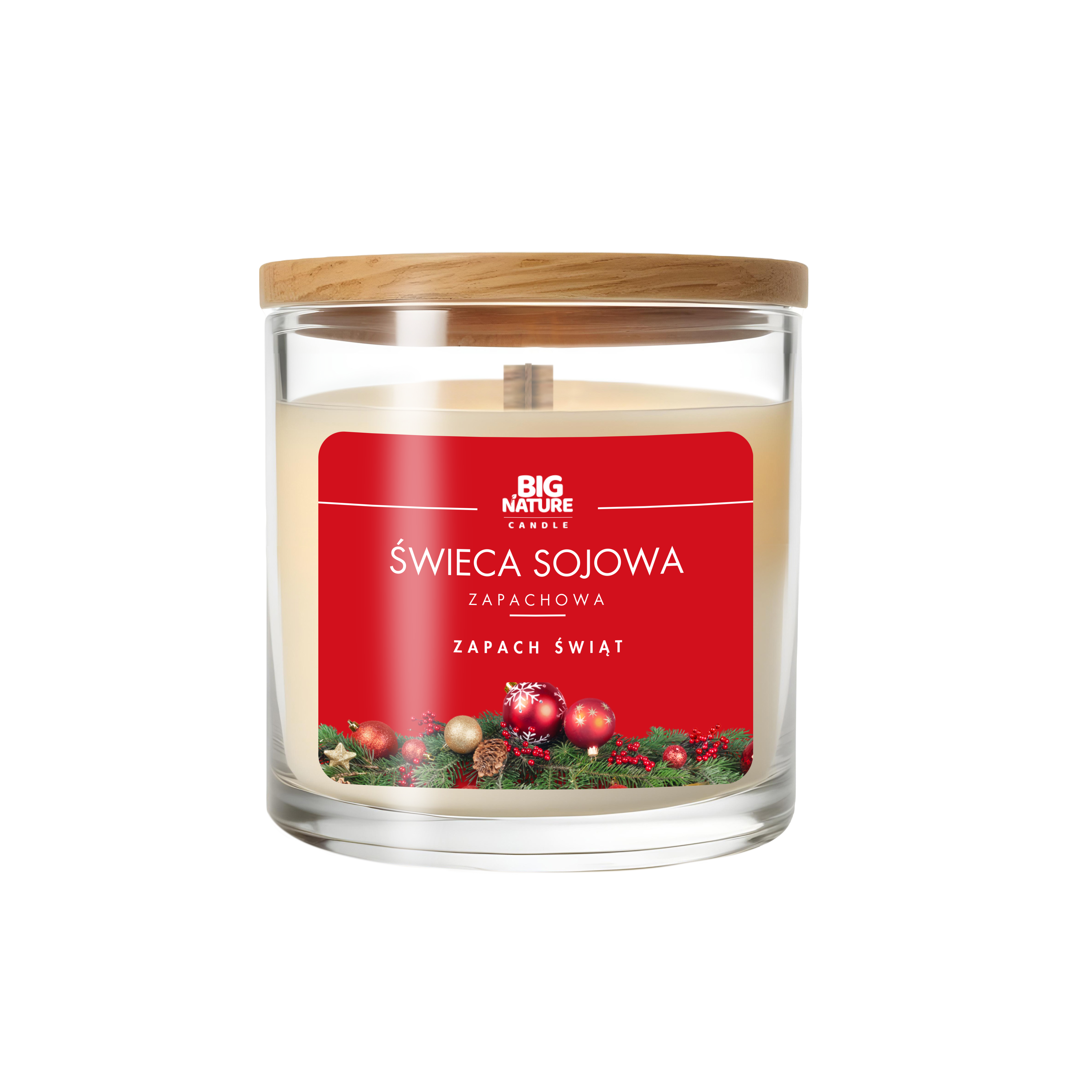 Świeca sojowa ZAPACH ŚWIĄT