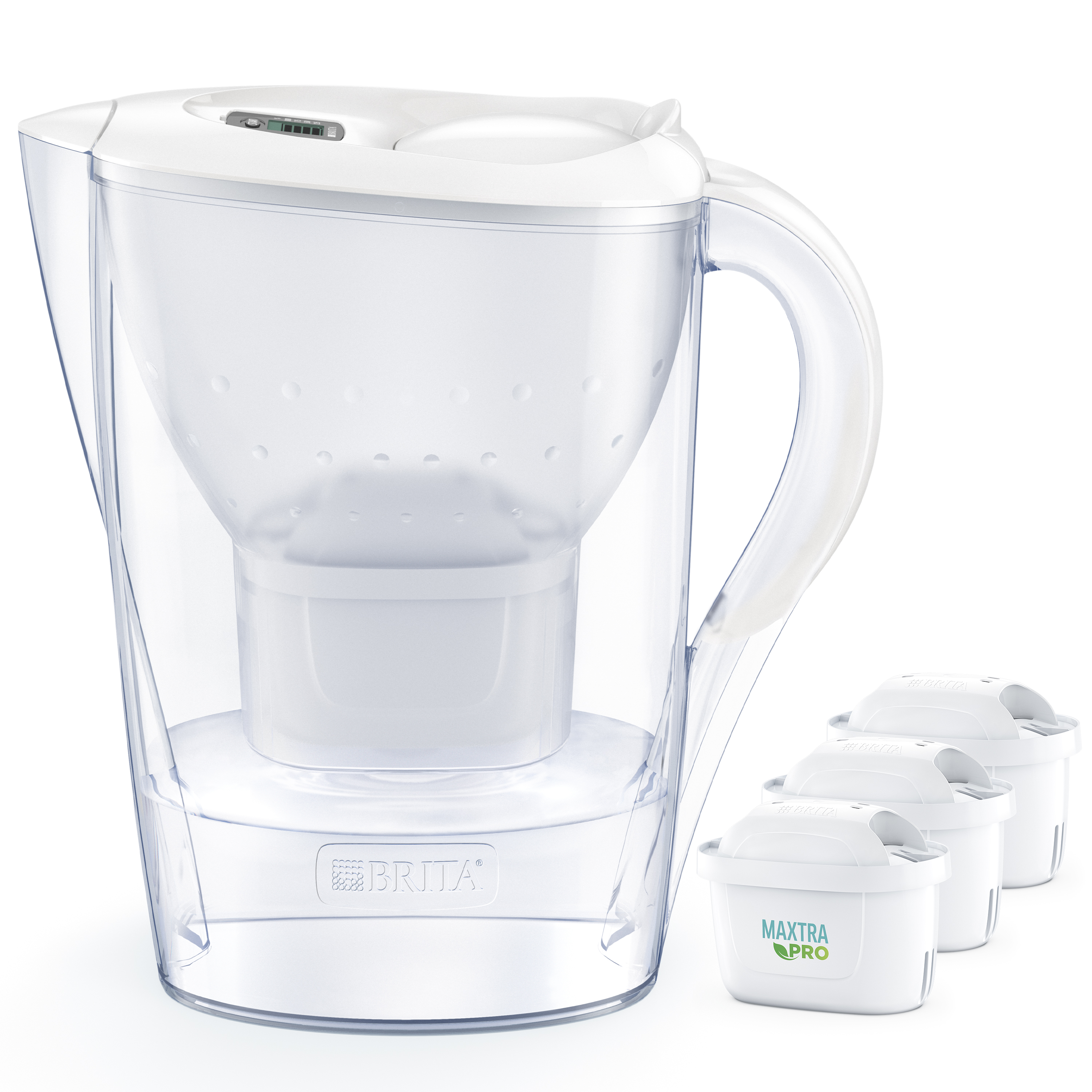 Dzbanek z filtrem Marella biały + 3 MAXTRA PRO Pure Performance