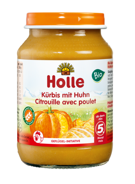 Obiadek dynia z kurczakiem powyżej 5 miesiąca życia