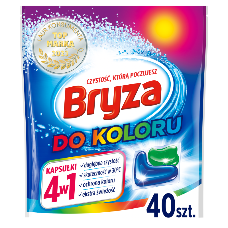 Kapsułki do prania tkanin kolorowych 40 szt.
