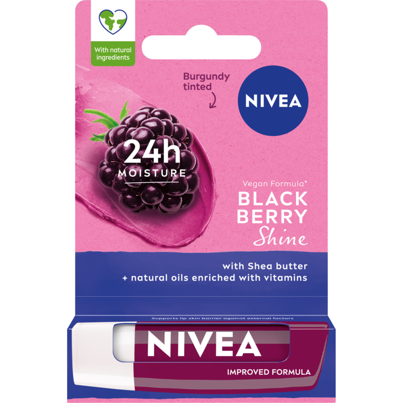 Pielęgnująca Pomadka do ust Blackberry Shine
