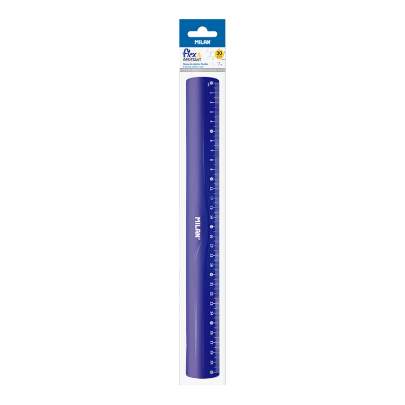 Linijka 30 cm w kolorze niebieskim