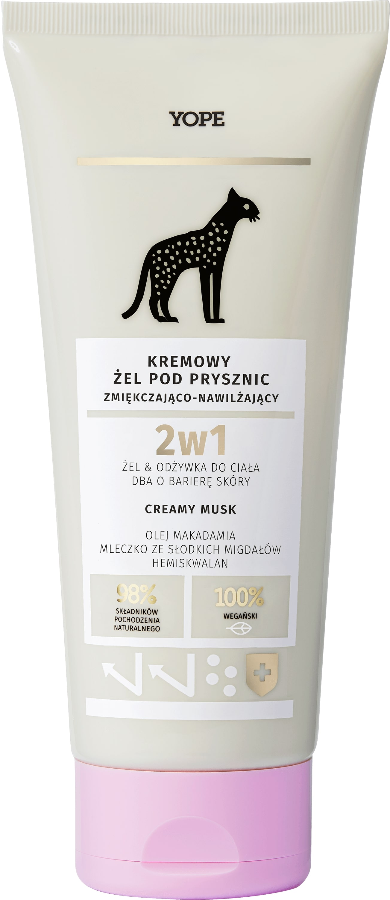 Zmiękczająco-nawilżający kremowy żel pod prysznic