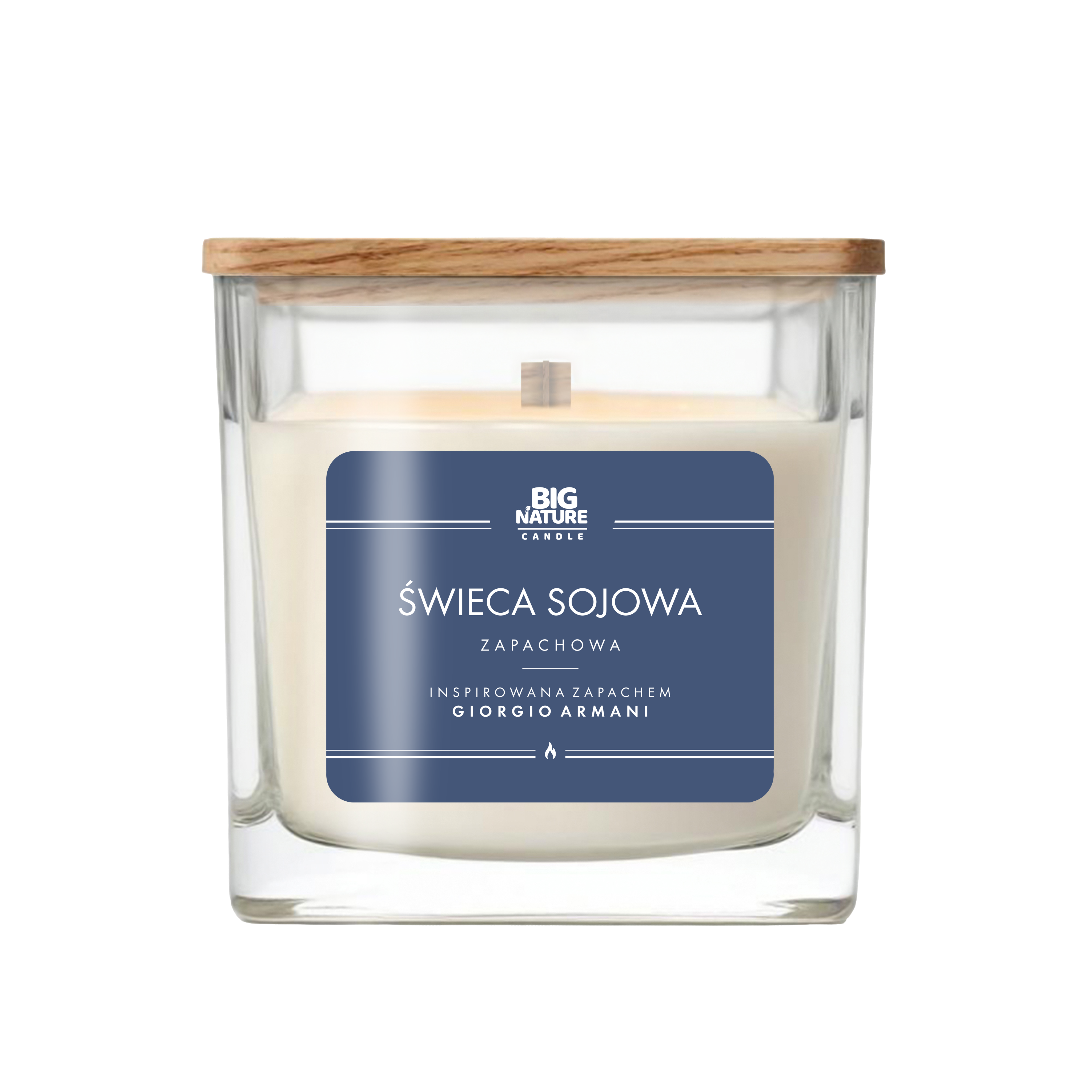 Świeca sojowa o zapachu Giorgio Armani Si