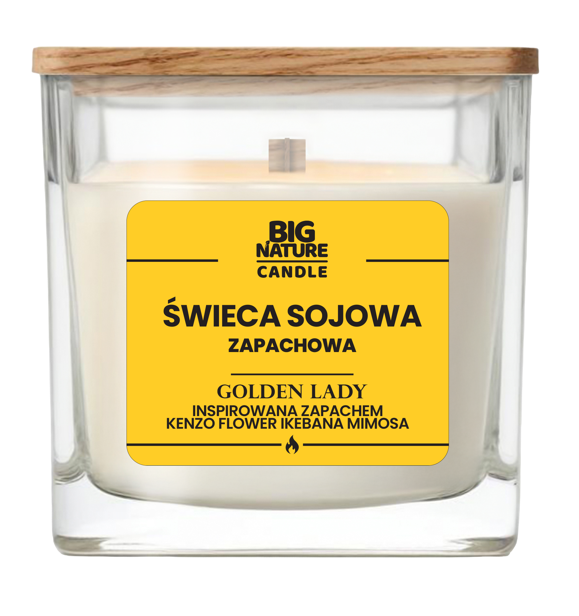 Świeca sojowa o zapachu Golden Lady insp. Kenzo Flower
