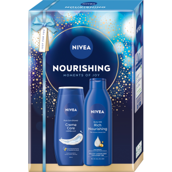 Zestaw świąteczny Nourishing: Żel + Mleczko