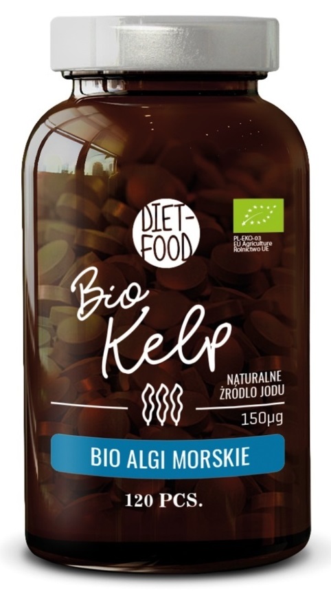 Algi morskie KELP BIO - suplement diety (120 tabl.)
