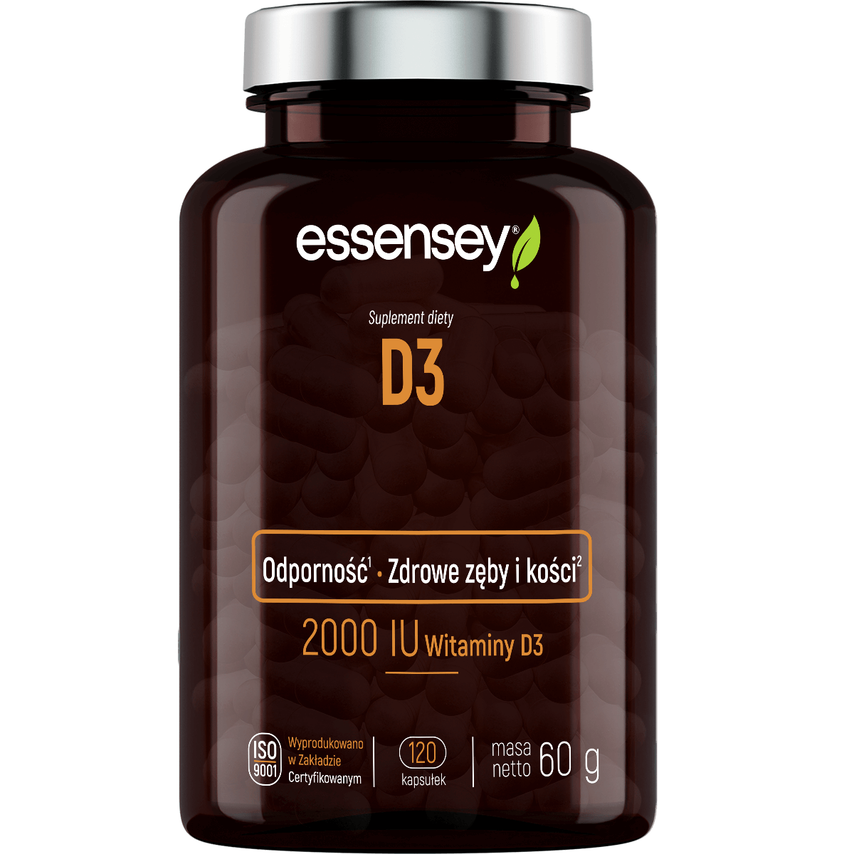 Witamina D3 (120 kaps.) - suplement diety