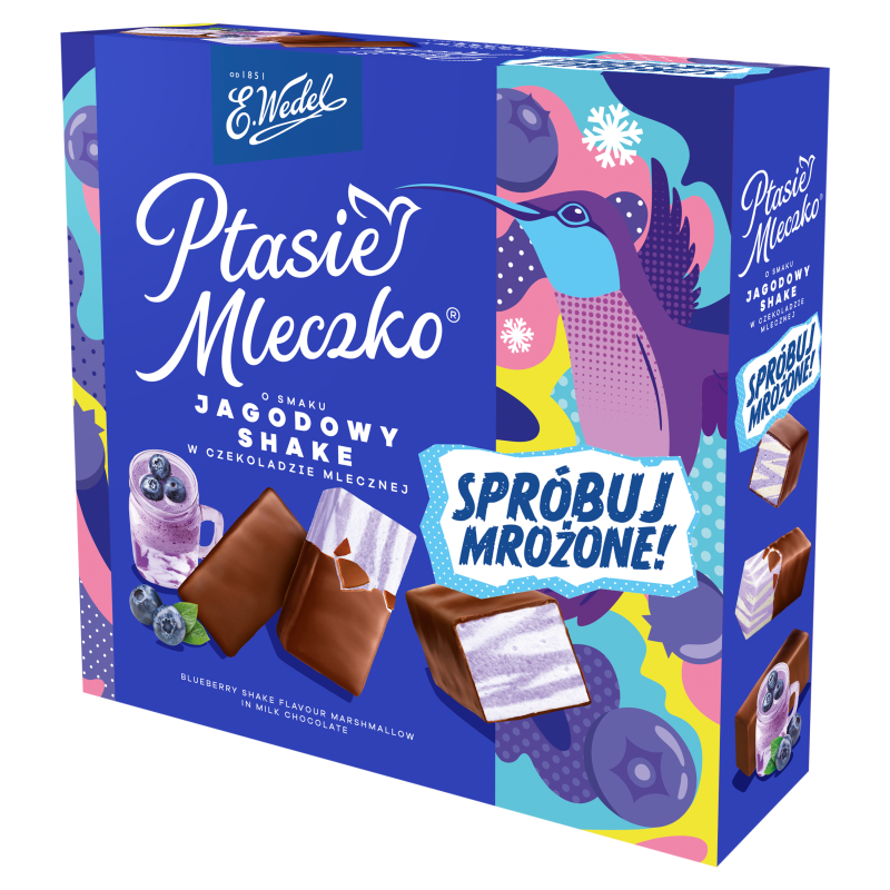 Ptasie Mleczko Jagodowy Shake - mrożone!