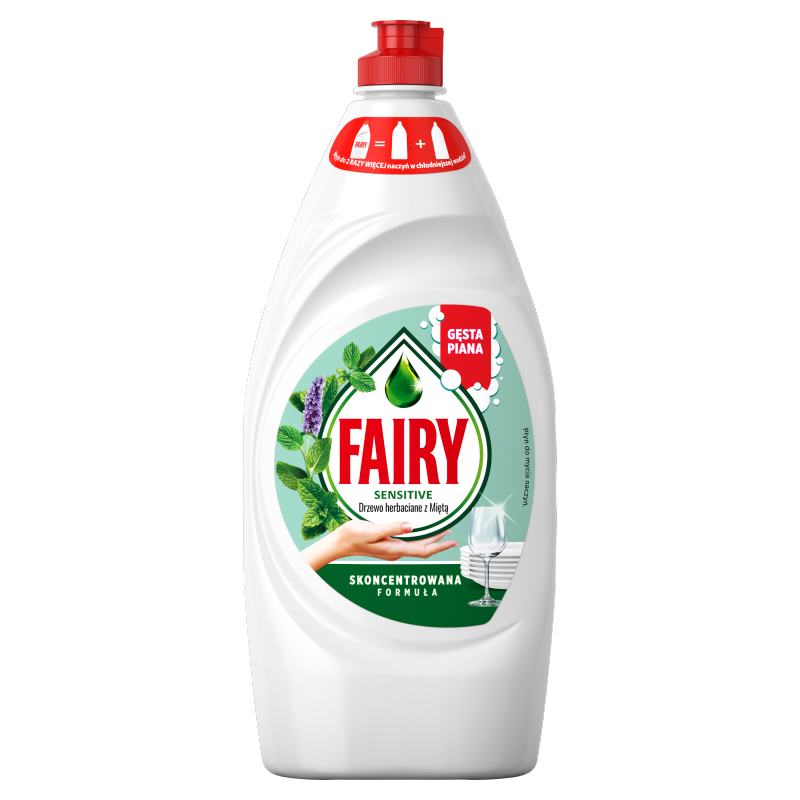 Płyn do mycia naczyń Sensitive Drzewo Herbaciane Mięta 900ml