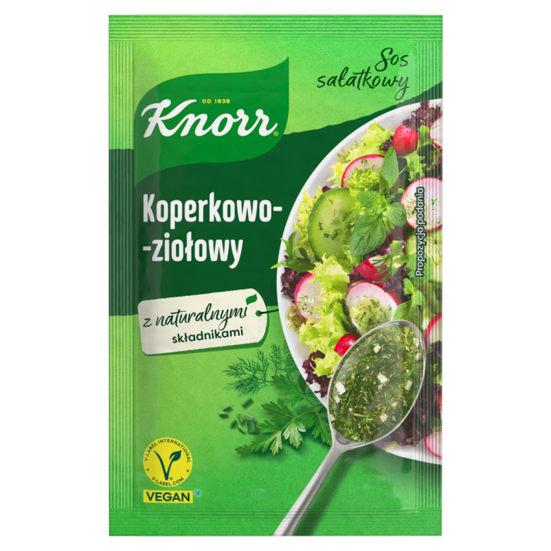 Sos sałatkowy koperkowo-ziołowy