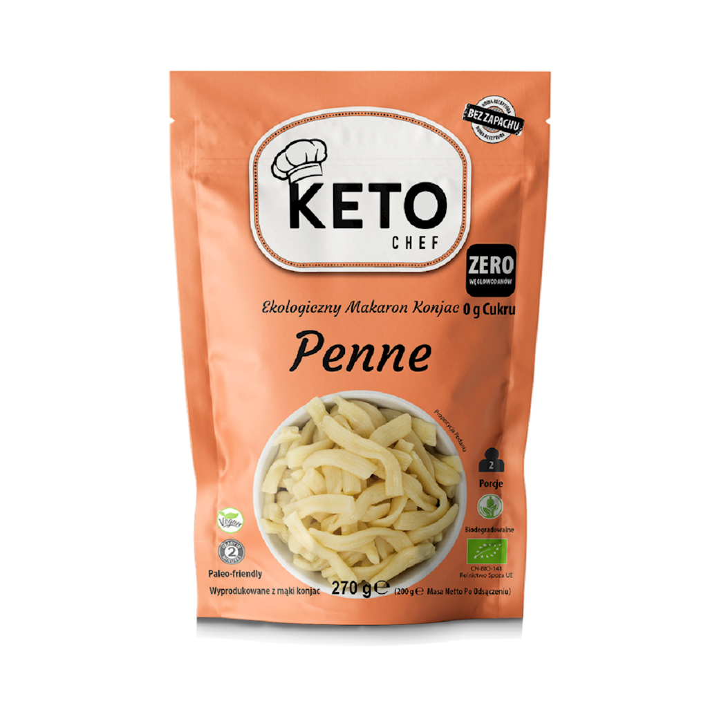 Makaron konjac penne bezglutenowy BIO