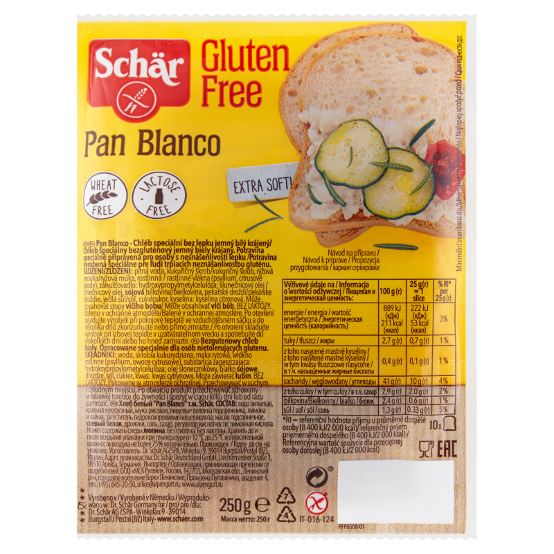 Pan Blanco- chleb biały bezglutenowy