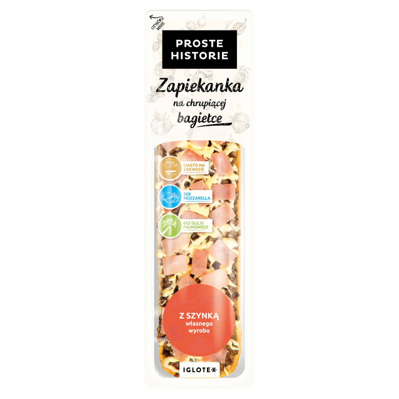 Zapiekanka fresh z szynką