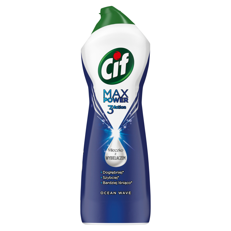 Mleczko do czyszczenia z wybielaczem Ocean Wave 1001ml