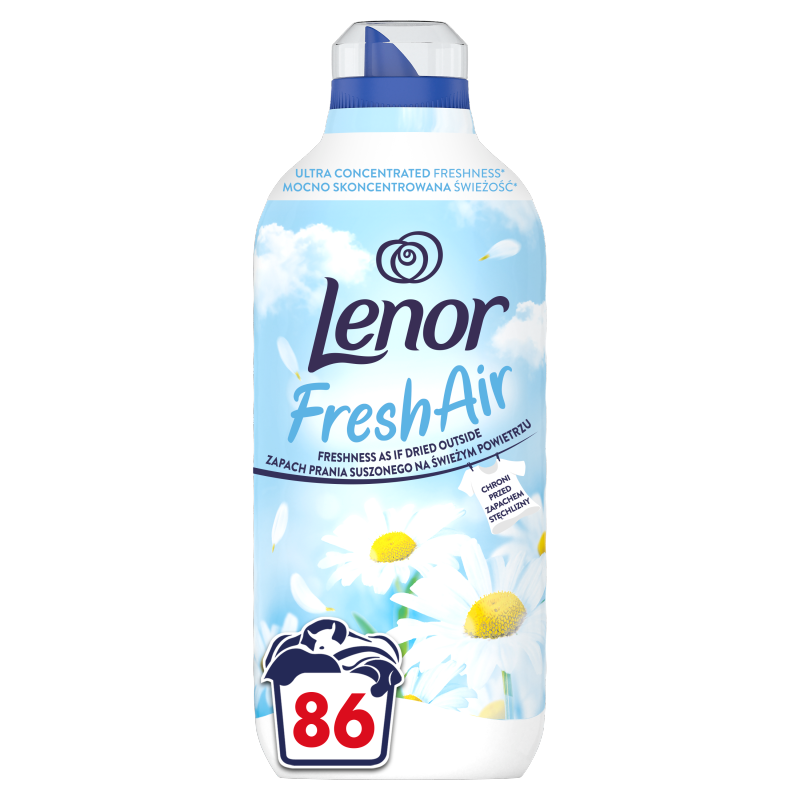 Skoncentrowany Płyn do płukania 86 prań Fresh Air Sensitive 1204ml