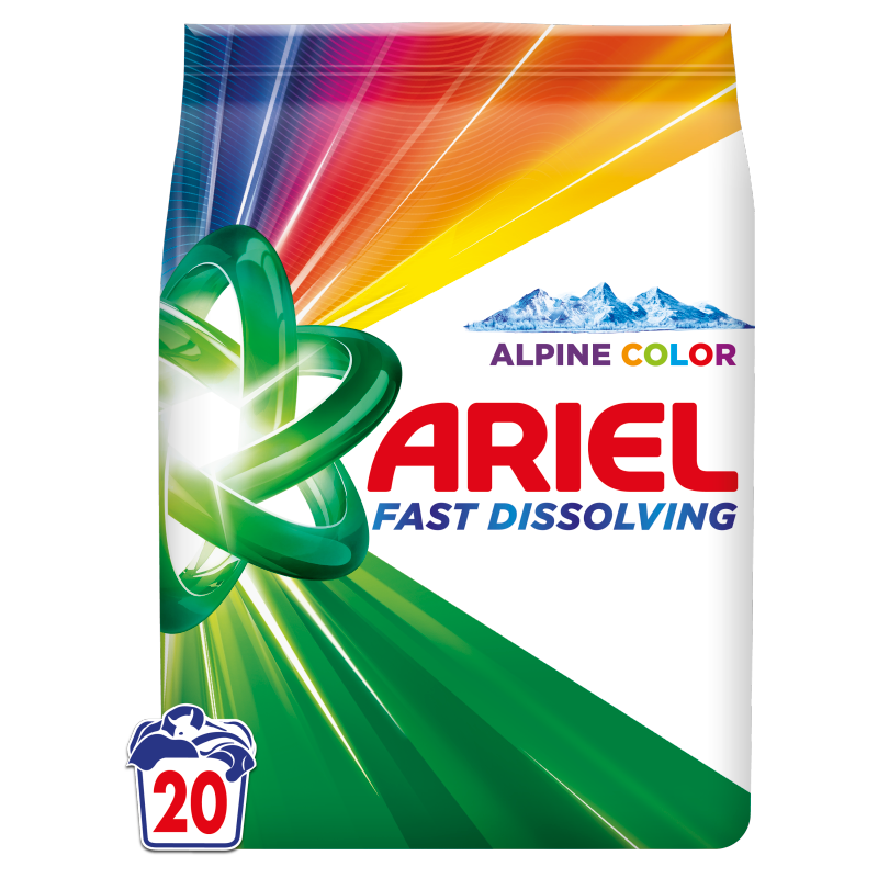 Proszek do prania tkanin kolorowych 20 prań Alpine Color 1100g