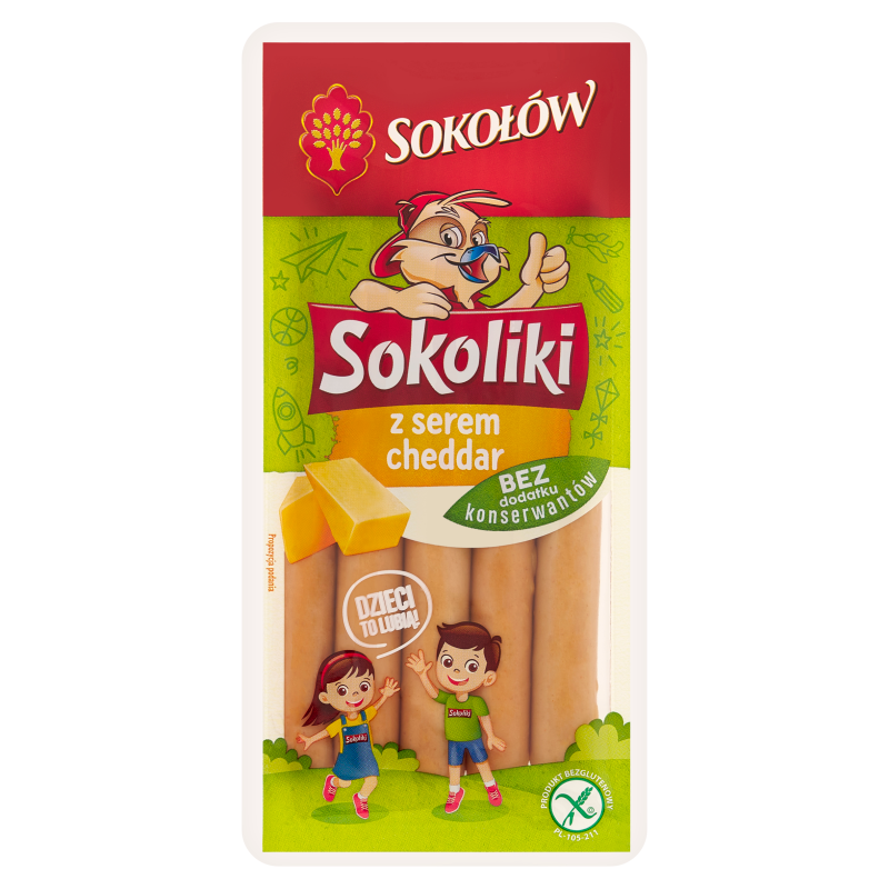 Parówki z serem cheddar