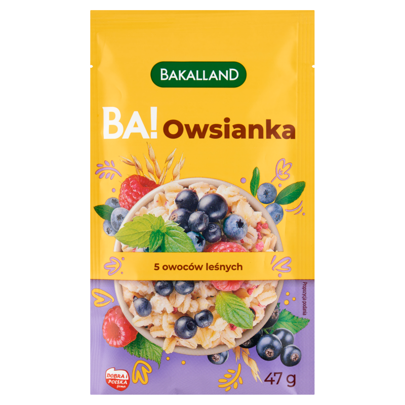 Owsianka z 5 owocami leśnymi