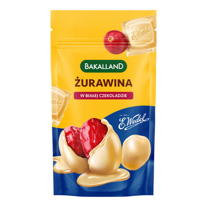Żurawina w białej czekoladzie Wedel