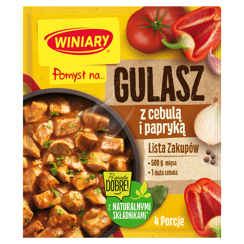 Gulasz z cebulą i papryką