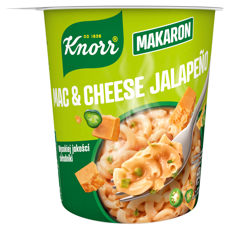 Makaron mac&cheese jalapeno w kubku