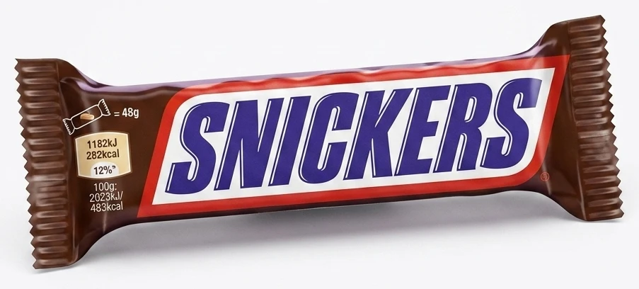 Baton Snickers, Mars lub Twix