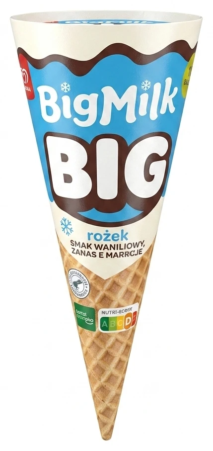 Lód Big Milk rożek