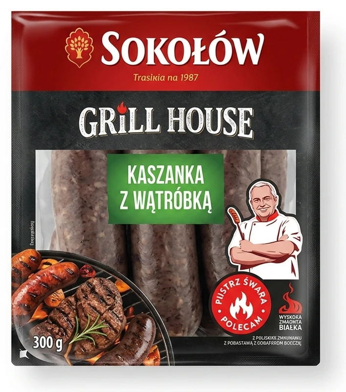 Kaszanka z wątróbką Sokołów