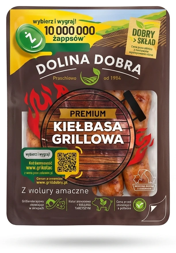 Kiełbasa grillowa Premium Dolina Dobra