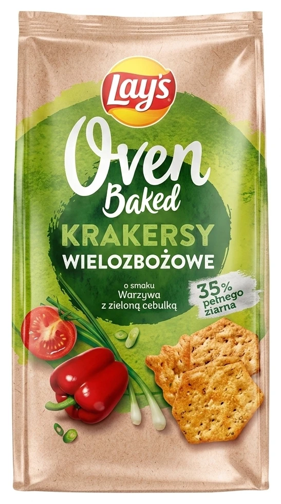 Krakersy Lay's Oven Baked Wielozbożowe