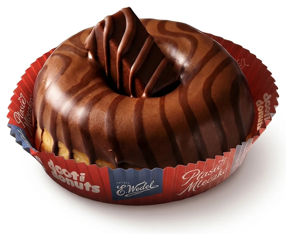 Donut Wedel Ptasie Mleczko o smaku waniliowym
