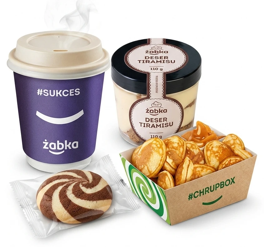 Ciastko, deser lub Mini Pancakes Max + Kawa 200 ml