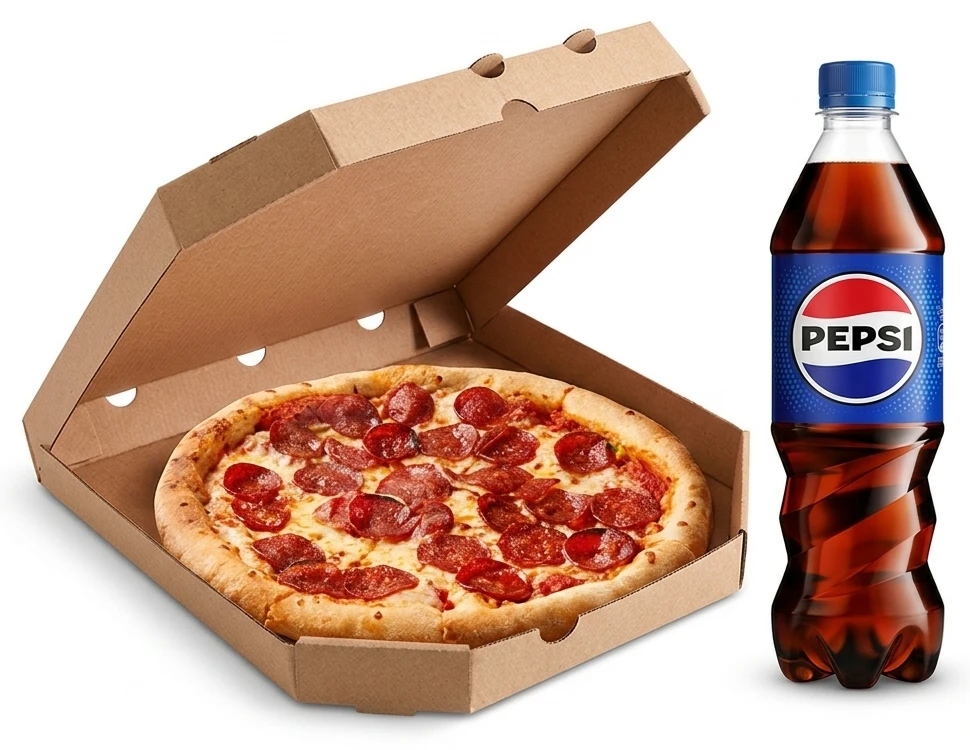 Pizza na Wynos + Napój 0,5 l: Pepsi lub Mirinda