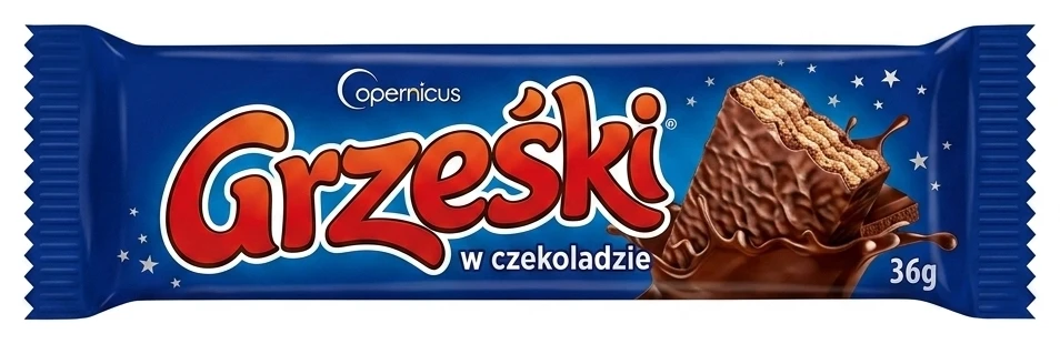 Wafel Grzesiek w czekoladzie