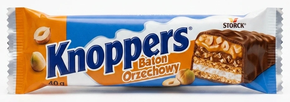 Baton Knoppers klasyczny, kokosowy, orzeszki ziemne