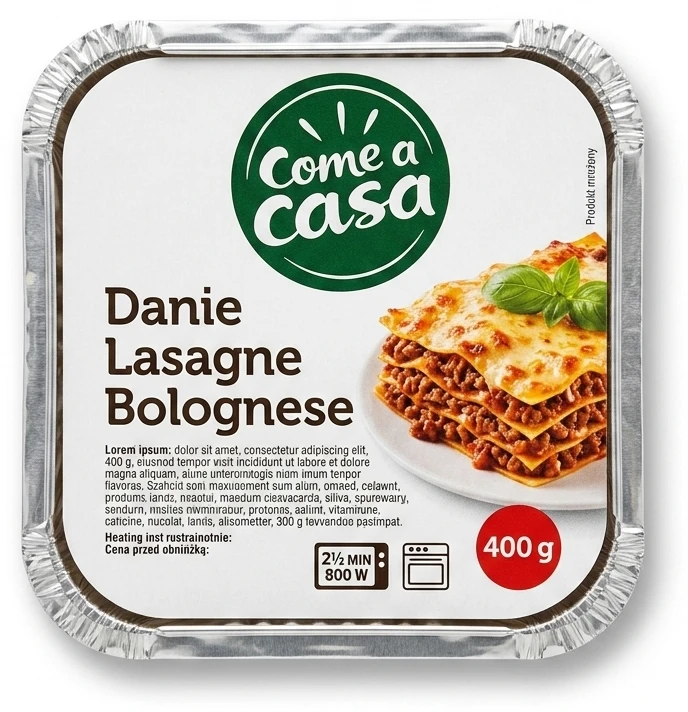 Danie Lasagne Bolognese Come a casa