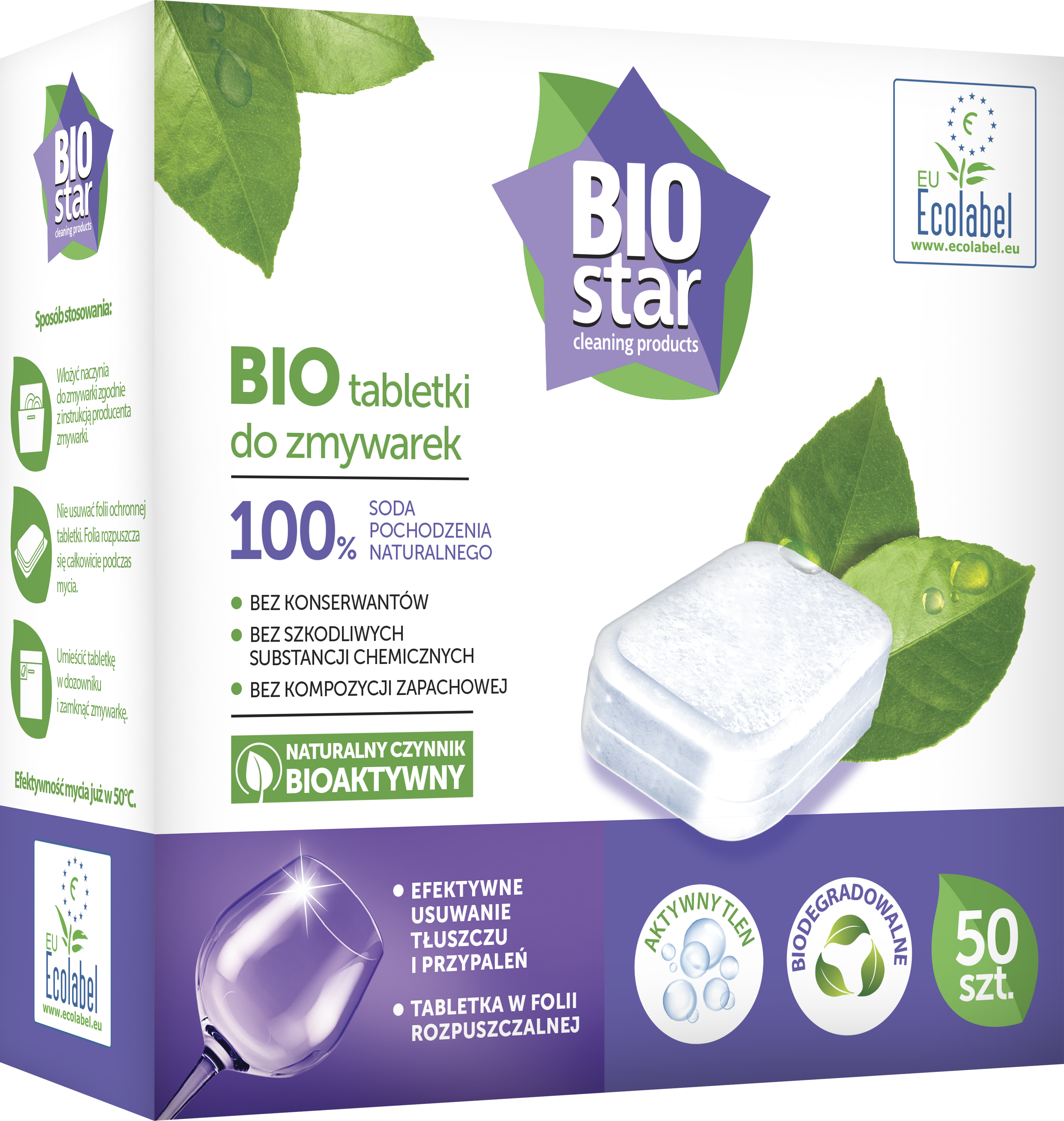 Biostar Cleaning Products Tabletki Do Zmywarek 50 Szt.
