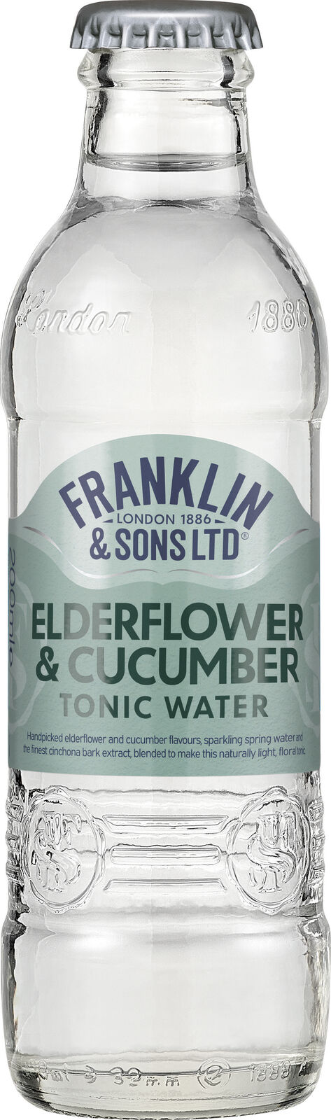 Franklin&Sons Elderflower & Cucumber Tonic Water 200 Ml