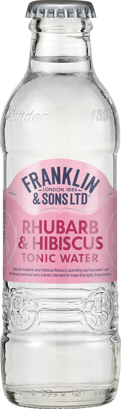 Franklin&Sons Rhubarb & Hibiscus Tonic Water 200 Ml