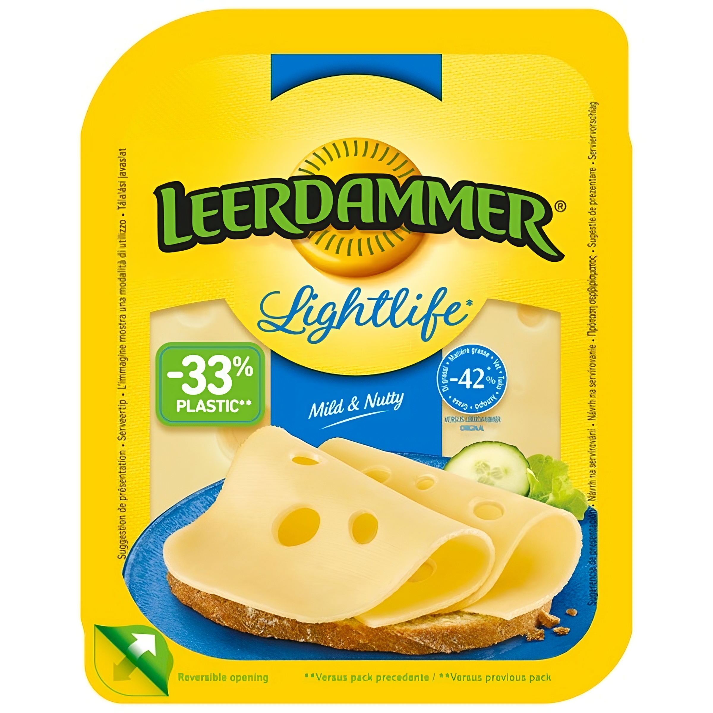Leerdammer Plastry Light 100G
