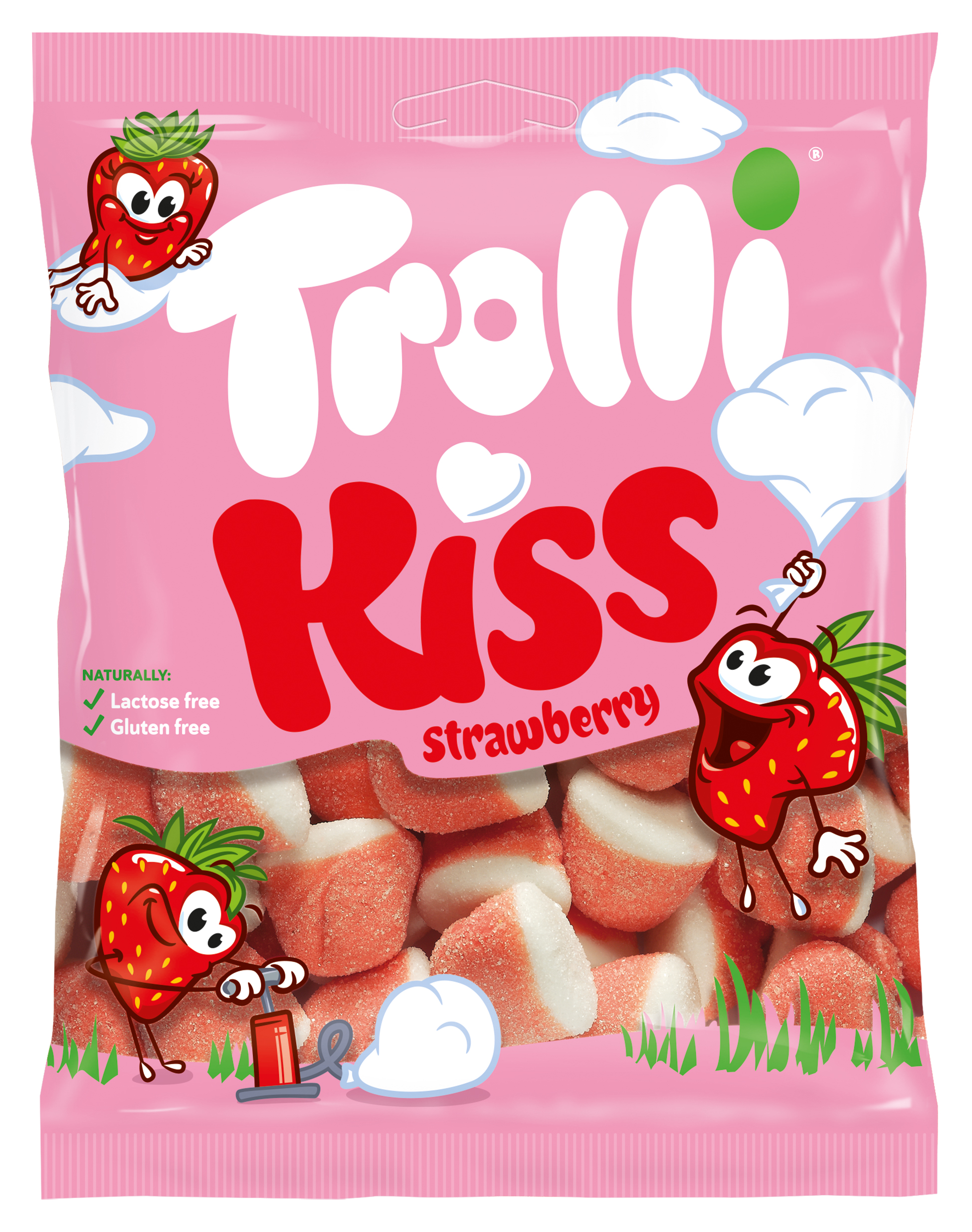 Trolli Kiss Żelki O Smaku Truskawkowym 100 G