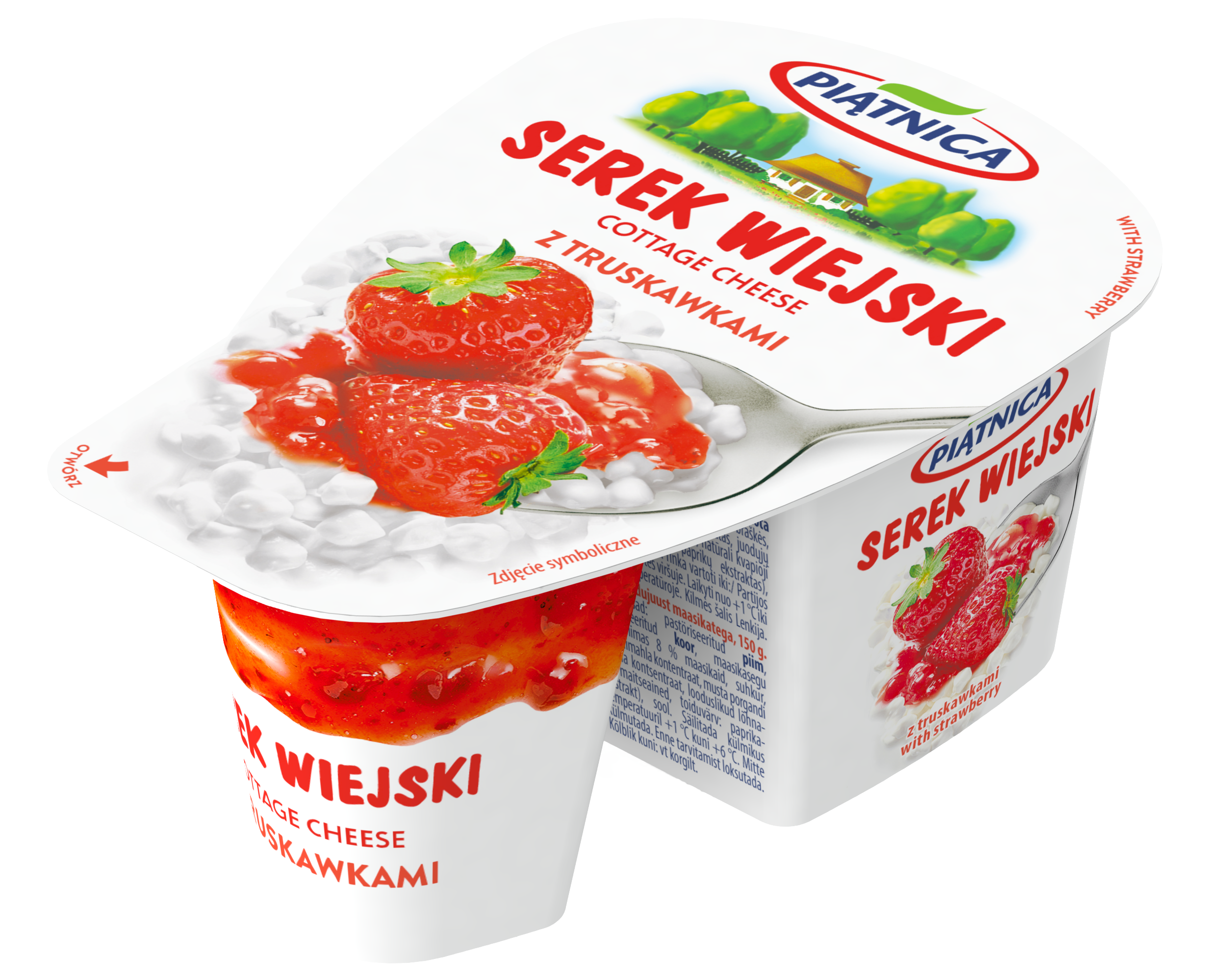 Piątnica Serek Wiejski Z Truskawką 150 G