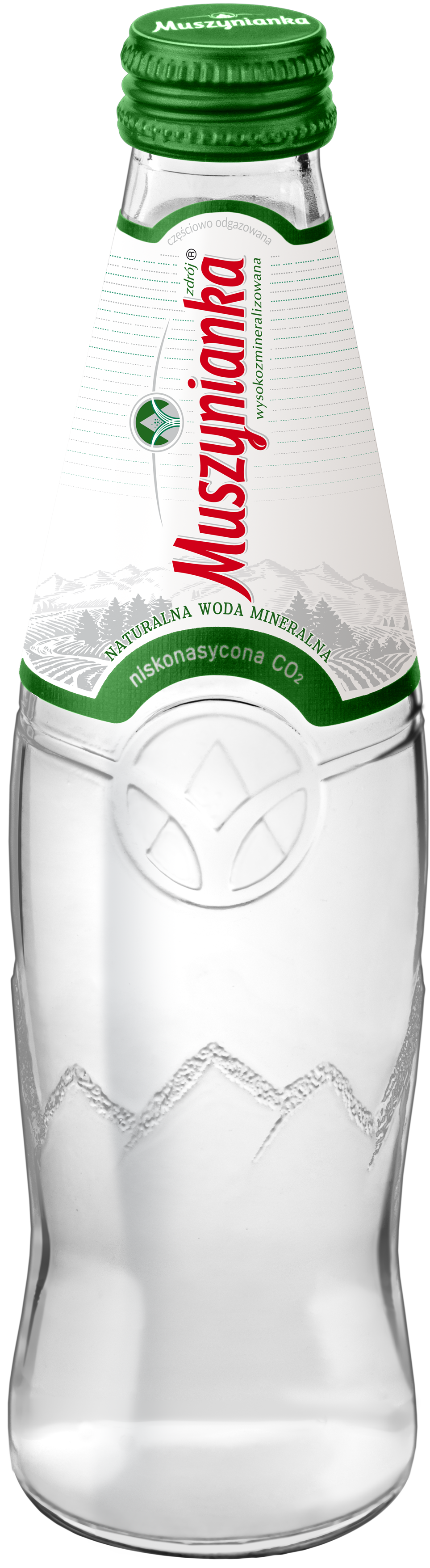 Muszynianka Naturalna Woda Mineralna Niskonasycona Co2 0,3L