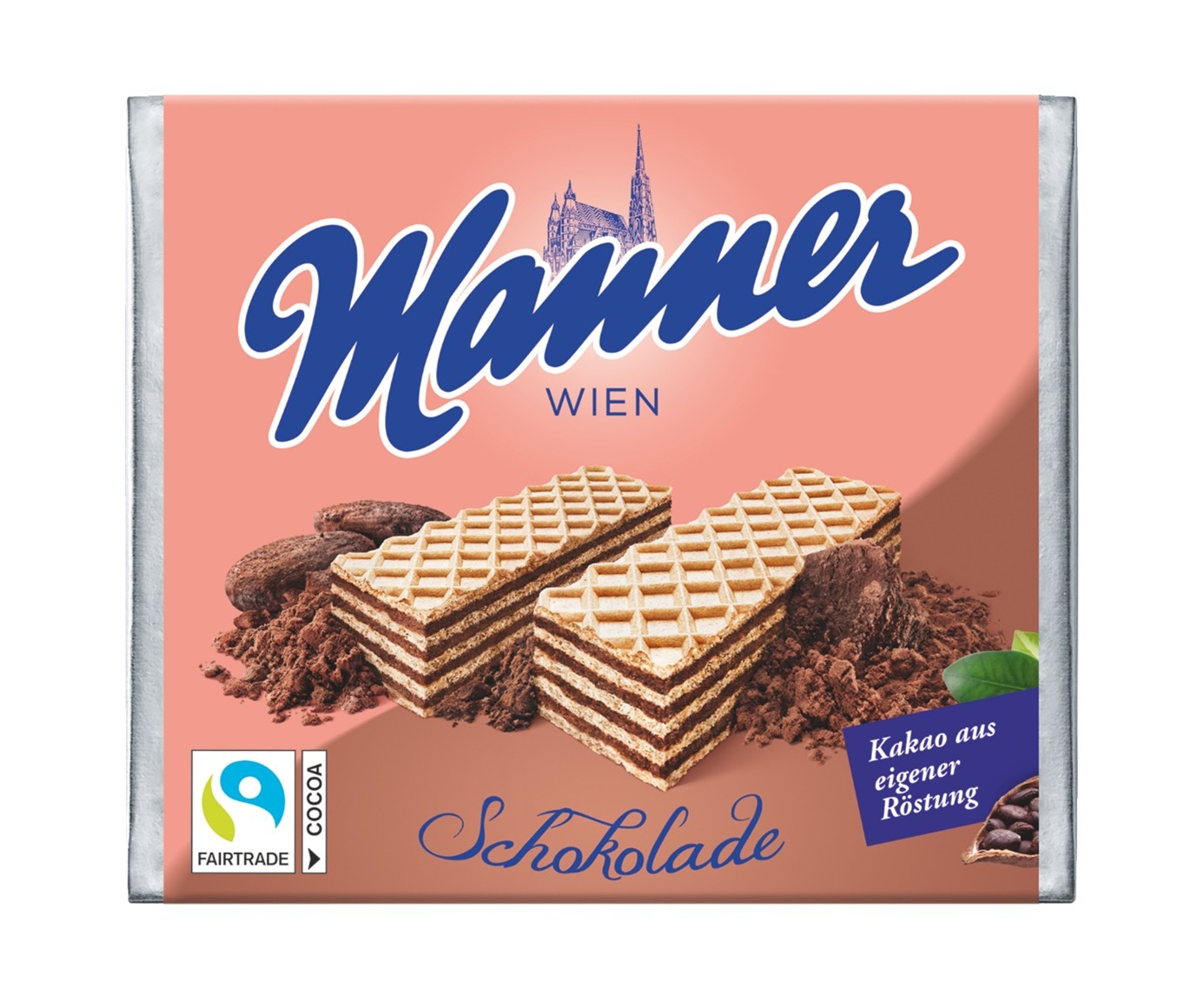 Manner Wafle Z Kremem Czekoladowym 75G