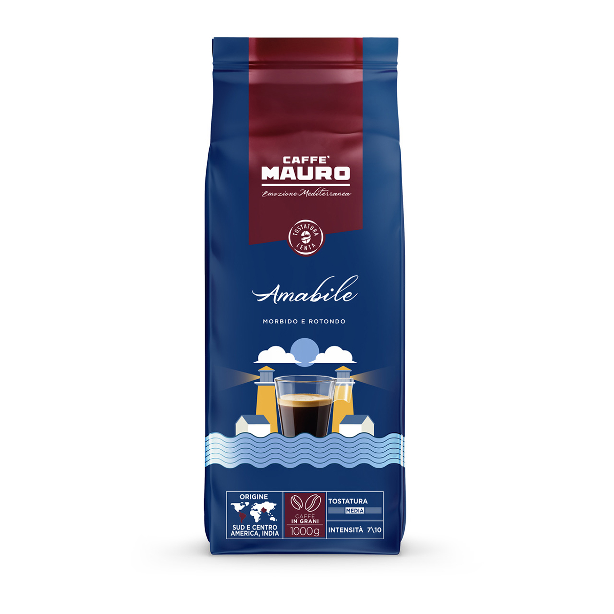 Caffe Mauro Kawa Ziarnista Amabile 1Kg
